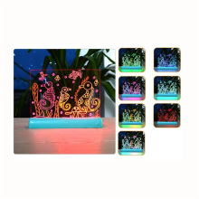 Glowing 3D Flashing Magic LED Drawing Board Pad